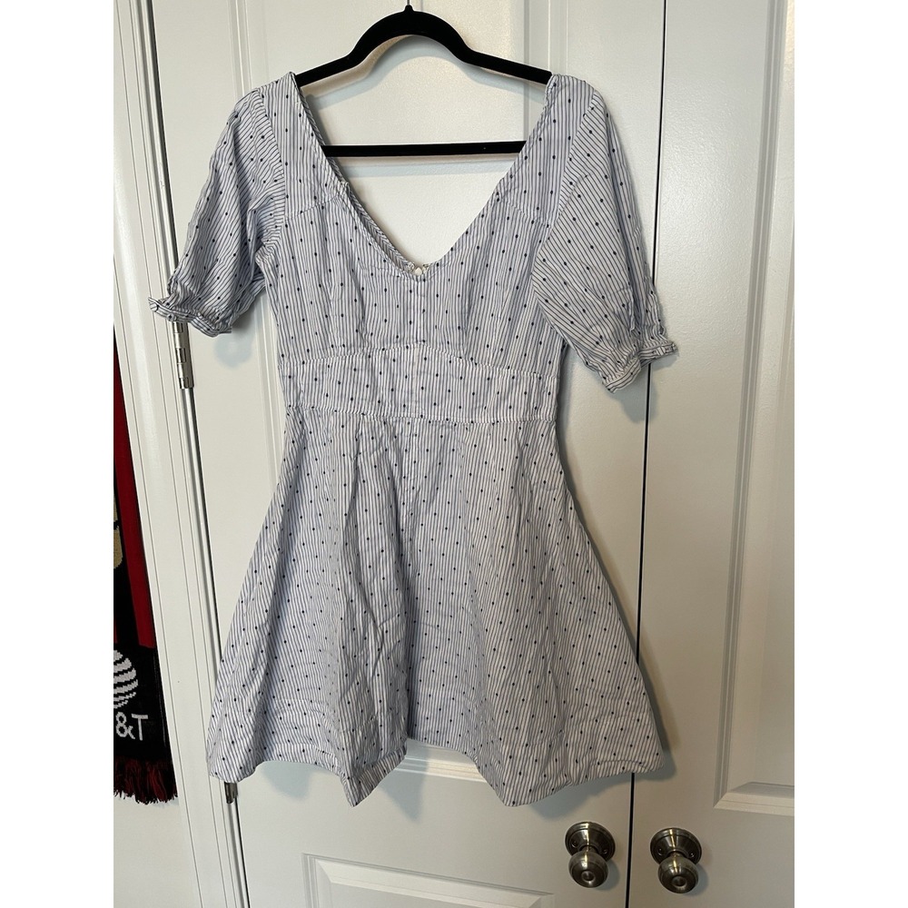 Derek Lam 10‎ Crosby Off The Shoulder Fit And Flare Dress Size 8